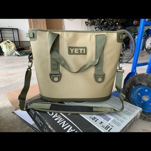 Gently used Yeti cooler